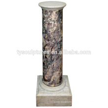morden simple design Roman style stone marble columns pillars for house building construction decoration